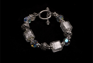 Glass Square Braclet