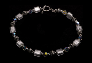 Glass Square Necklace